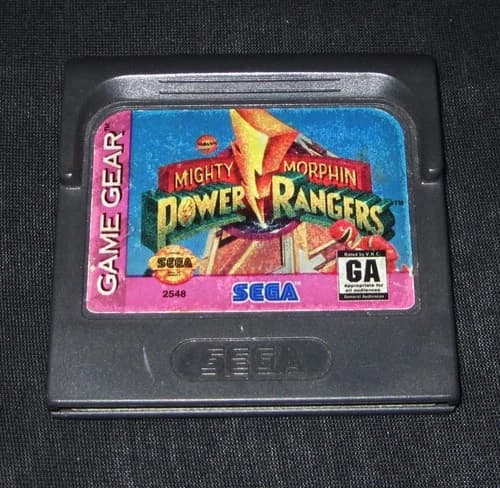 Mighty Morphin Power Rangers (Sega Game Gear, 1994) Authentic