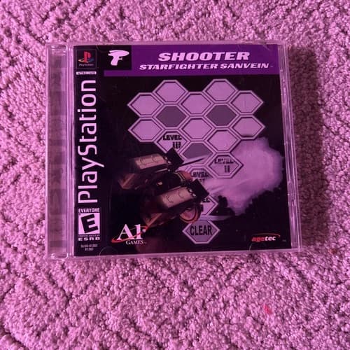 Shooter Starfighter Sanvein (Sony Playstation 1, 2000) PS1