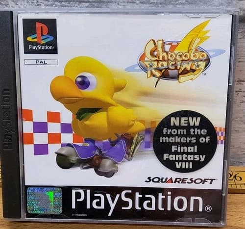 Chocobo Racing (Sony PlayStation, PS1) Complete with Manual