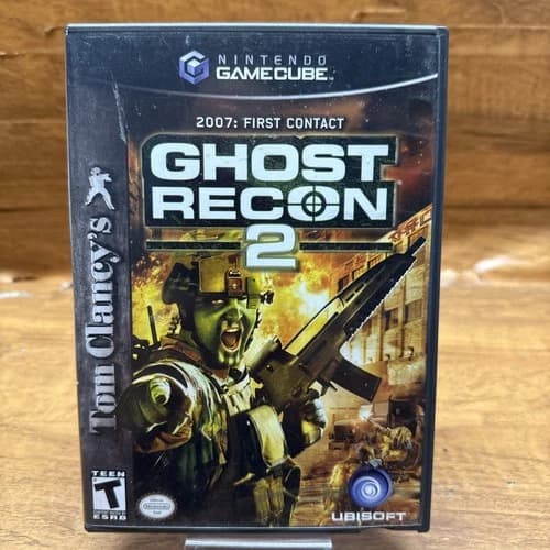 Tom Clancy’s Ghost Recon 2 (Nintendo GameCube, 2004) CIB W Manual Retro Tested