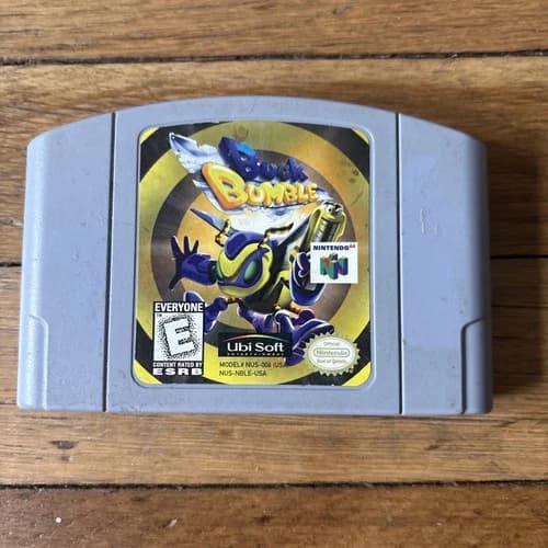 ORIGINAL 1997 NINTENDO 64 N64 BUCK BUMBLE VIDEO GAME E FOR EVERYONE Tested Works