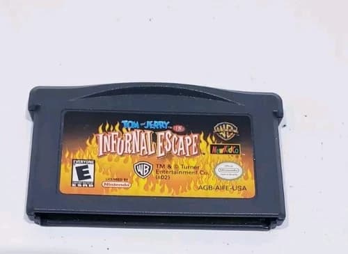 Tom and Jerry: Infurnal Escape (Nintendo Game Boy Advance GBA, 2003) TESTED