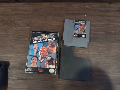 WWF WrestleMania Challenge (Nes, 1990) With Sleeve Box CIB