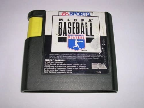 MLBPA Baseball (Sega Genesis GEN) Original Game