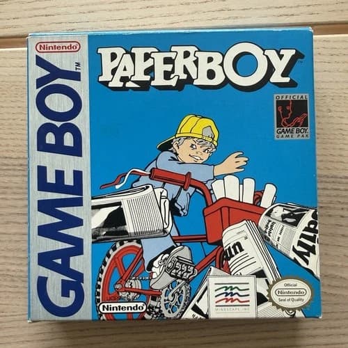 Mindscape Inc. Paperboy Complete CIB w/ Box Manual Game Boy NTSC-U/C