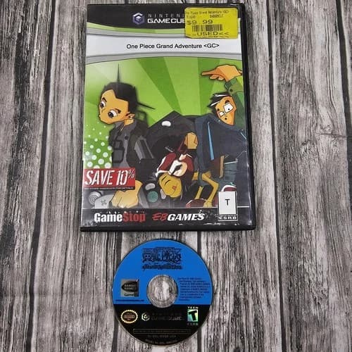 One Piece Grand Adventure Nintendo GameCube Game T NAMCO NTSC-U/C 2006