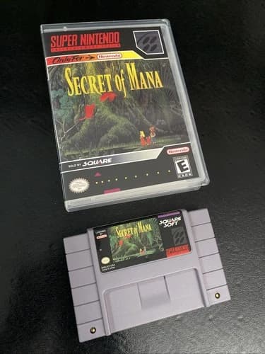 SNES Secret of Mana Super Nintendo Tested CLEAN