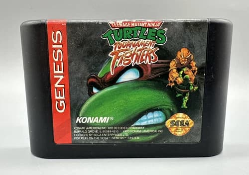 Teenage Mutant Ninja Turtles: Tournament Fighters (Sega Genesis 1993) game WORKS