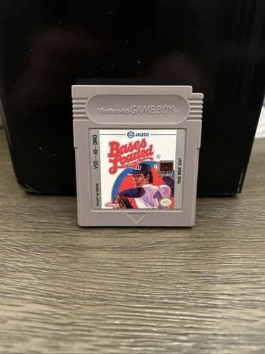 Bases Loaded Gameboy tested and working 1990 baseball game