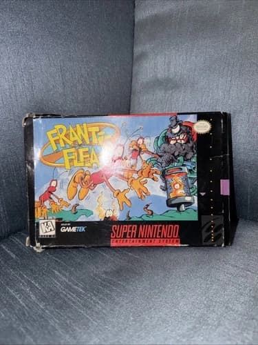 Frantic Flea Super Nintendo SNES Good Condition CIB