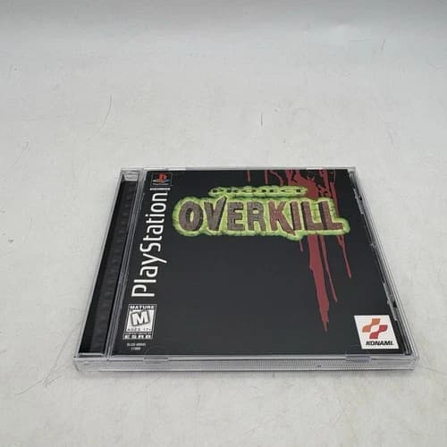 Project Overkill PlayStation 1 PS1 Complete w/ Manual CIB Tested