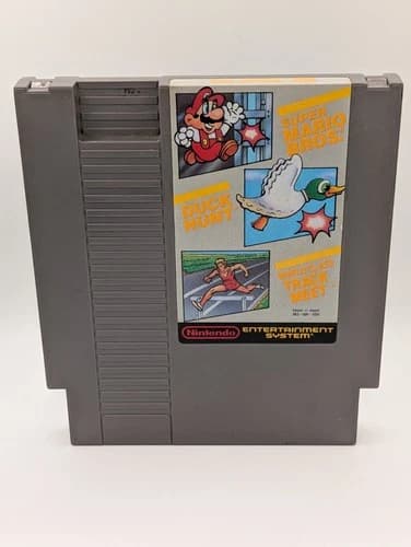 Super Mario Bros./Duck Hunt/World Class Track Meet - Nintendo NES, 1 Day Ship