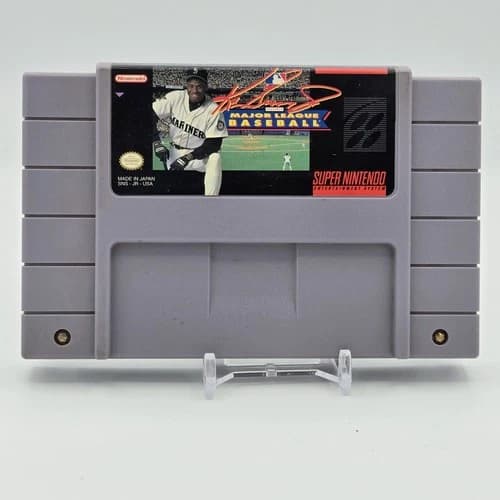 Ken Griffey Jr Major League Baseball Super Nintendo SNES Game Only Tested
