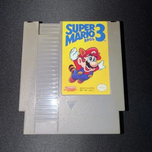 NES Super Mario 3 Game-Cartridge only Tested