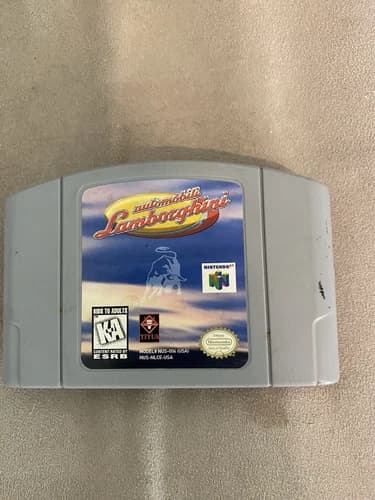 Automobili Lamborghini (Nintendo 64 N64) Authentic Racing Game Cartridge TESTED