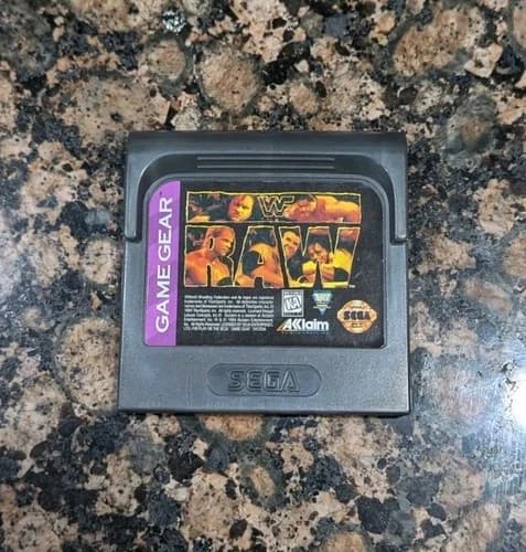 WWF Raw Sega Game Gear - Cartridge Only