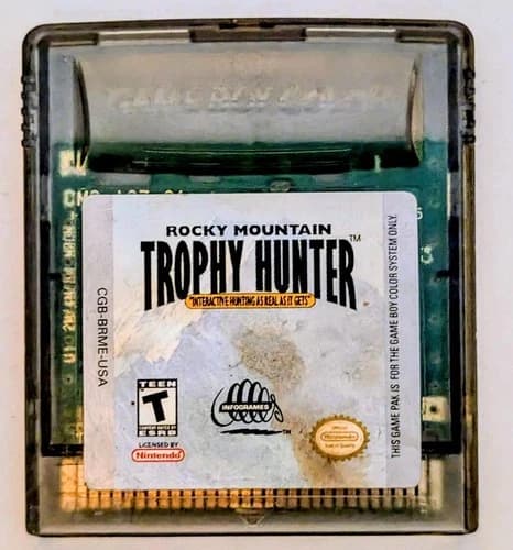 *ROCKY MOUNTAIN TROPHY HUNTER NINTENDO GAMEBOY COLOR GBC GAME