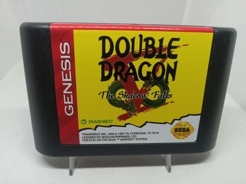 Double Dragon V: The Shadow Falls (Sega Genesis) Reconditioned! Authentic!