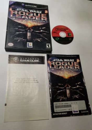 Star Wars: Rogue Leader Rogue Squadron II (Nintendo GameCube, 2001) ~COMPLETE~