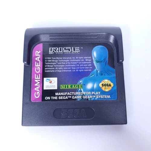 Rise of the Robots Sega Game Gear 1994 Cartridge Only *Back Marked