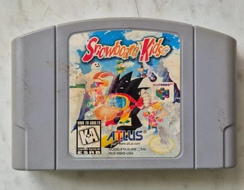 Snowboard Kids Nintendo 64 N64 Snow Game Cartridge WORKS! AUTHENTIC!!