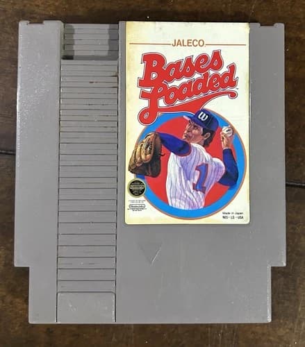Bases Loaded (Nintendo NES, 1988) Baseball Game Tested And Works Great!