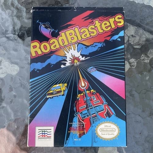 RoadBlasters Road Blasters (Nintendo NES, 1990) Boxed Complete CIB in Box