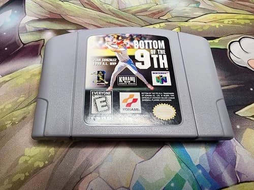 Bottom of the 9th Nintendo 64 N64 Authentic Cartridge
