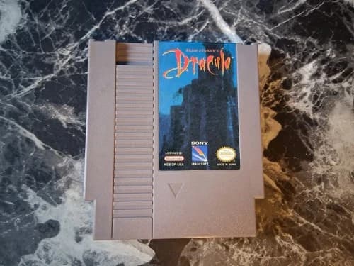 Bram Stoker's Dracula Nintendo NES Authentic Tested Contacts Cleaned