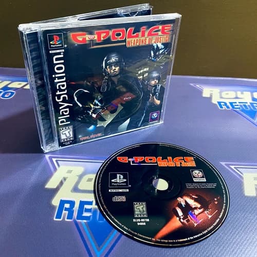 G-Police Weapons of Justice (Sony PlayStation PS1, 1999) CIB Complete