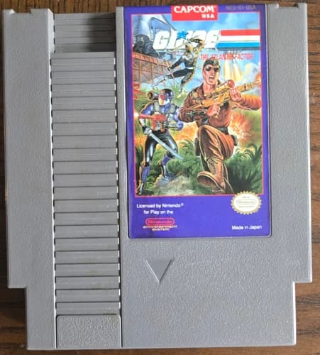GI Joe the Atlantis Factor (Nintendo NES) Works Authentic🔥