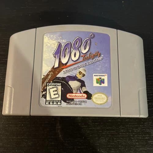 1080 Snowboarding Nintendo 64 N64 Authentic Tested Working