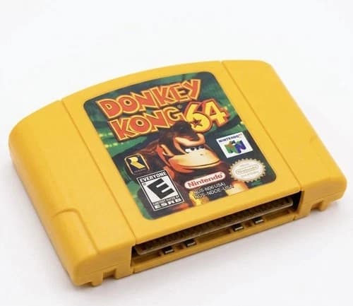 Donkey Kong 64 Nintendo 64 N64 Authentic Game Cartridge Tested Working Clean Lab