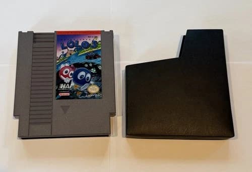HAL America Adventures of Lolo 3 Nintendo NES Puzzle Game Cartridge NTSC-U/C