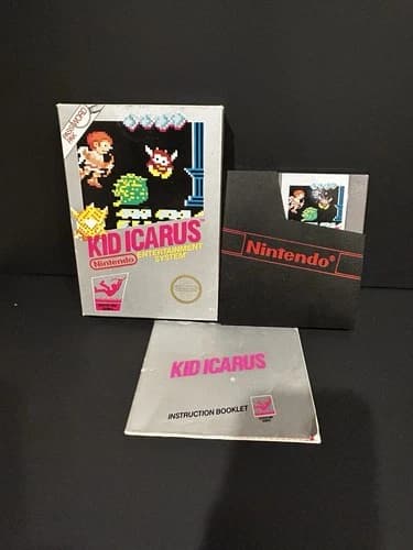 Kid Icarus (Nintendo NES, 1987) CIB Complete In Box W/ Manual In Great Condition