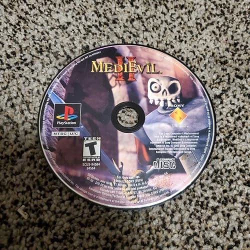 MediEvil 2 PS1 Playstation One Disc Only Tested Working