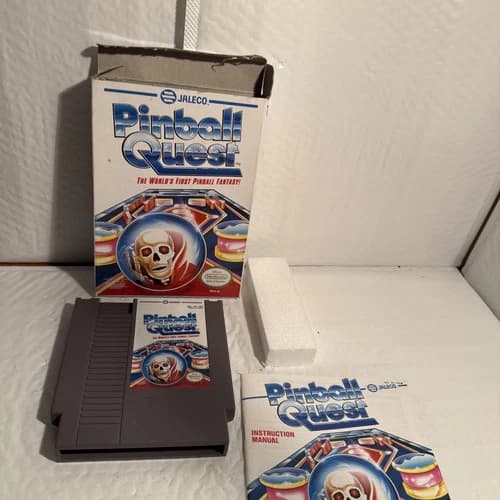 PINBALL QUEST Nintendo NES Complete CIB