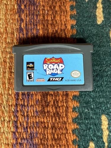 The Simpsons Road Rage (Nintendo GameBoy Advance, 2003) Cartridge Only TESTED