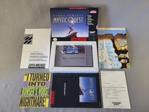 Final Fantasy: Mystic Quest, SNES, Complete, Authentic!