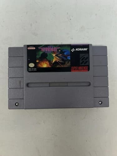Gradius III (Super Nintendo SNES, 1991) Cart Only Authentic Tested