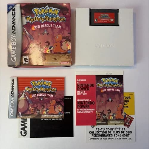 Pokemon Mystery Dungeon: Red Rescue Team CIB Game Boy Advance Complete GBA