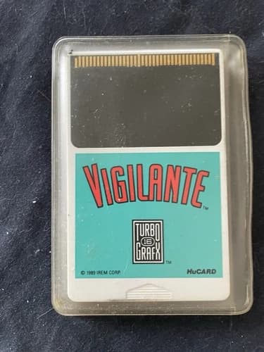 Vigilante TurboGrafx-16 HuCARD Classic Video Game by IREM CORP 1989 Game only