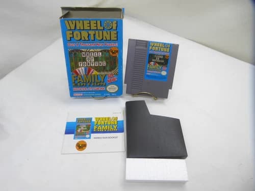 Wheel of Fortune Family Edition (Nintendo Entertainment System, 1990) Complete