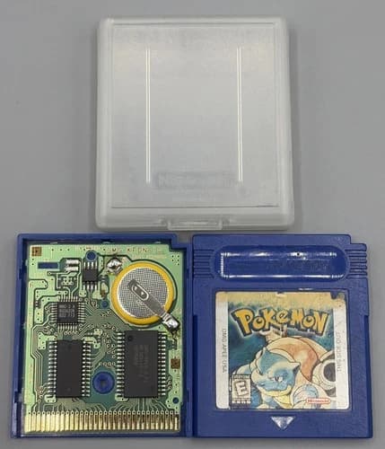 Pokemon Blue Version Nintendo Game Boy, 1998 GBC Authentic💯 New Battery✅