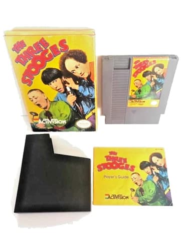 The Three Stooges (Nintendo Entertainment System, NES, 1987) - Complete, Tested