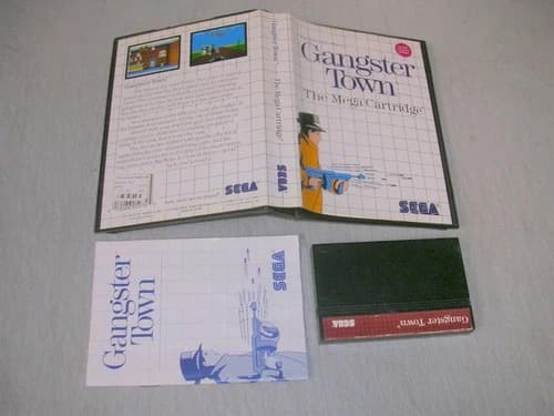 Gangster Town (Sega Master System SMS) Complete CIB