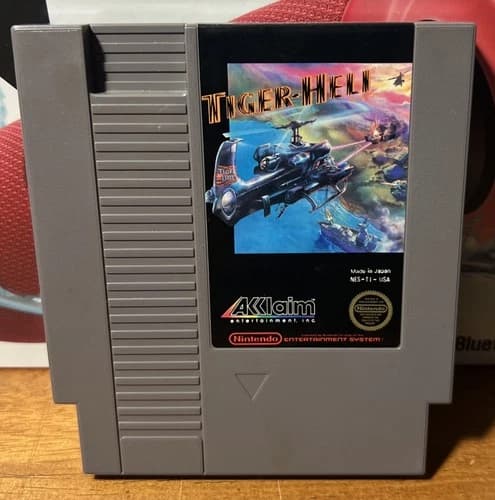 Tiger-Heli Nintendo NES 1987 Authentic, Tested, Working