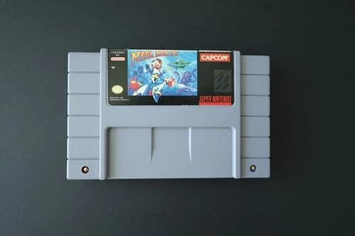 Mega Man X SNES Cart Tested Authentic Capcom Clean