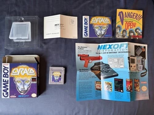 Cyraid (Nintendo Game Boy, 1990) Complete in Box CIB, tested working