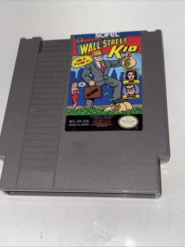 Wall Street Kid (Nintendo Entertainment System, NES 1990) Tested & Working!!